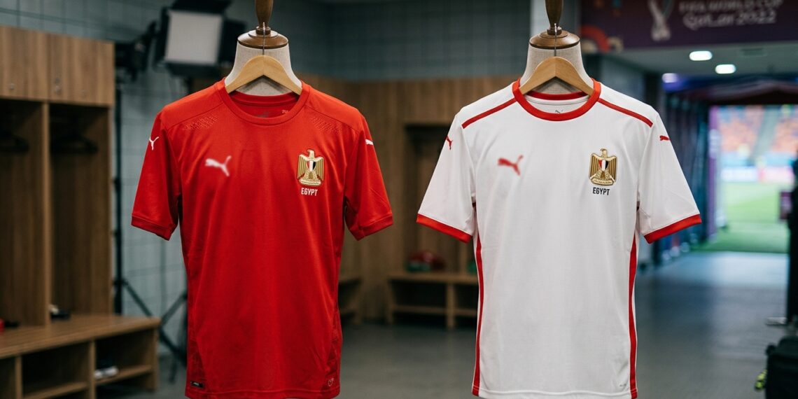 ألوان قمصان منتخب مصر الرسمية لكأس العالم 2026