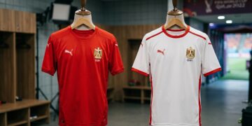 ألوان قمصان منتخب مصر الرسمية لكأس العالم 2026
